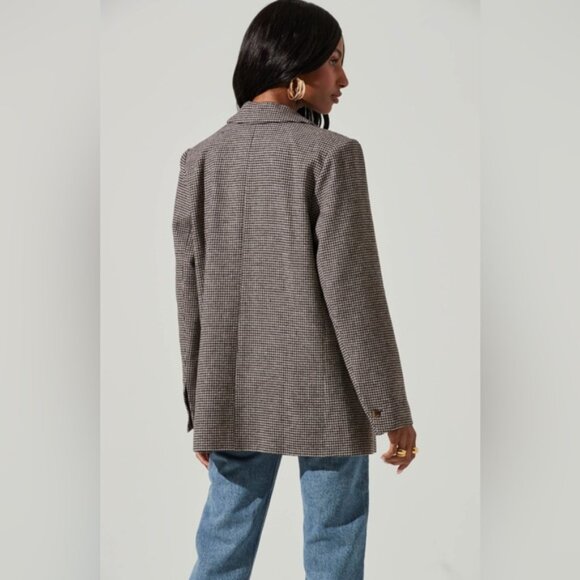 ASTR the Label Pauline Blazer Brown Cream - Picture 5 of 5